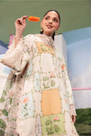 3 Pc Unstitched Embroidered Lawn Suit