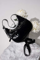 Belted Crescent Bag