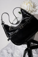 Belted Crescent Bag