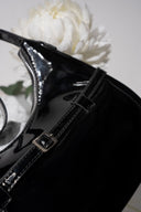 Belted Crescent Bag