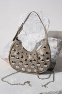 Studded Hobo Bag