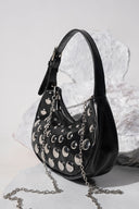 Studded Hobo Bag