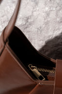 Fold-Pleat Shoulder Bag