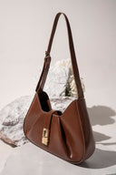 Fold-Pleat Shoulder Bag