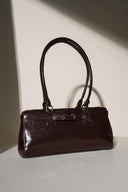 Belted Barrel Handbag