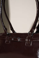 Belted Barrel Handbag