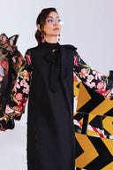 3 Pc Unstitched Printed Slub Khaddar Suit