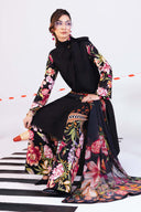 3 Pc Unstitched Printed Slub Khaddar Suit