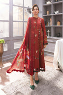 3 Pc Unstitched Printed Marina Twill Suit