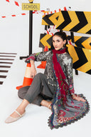3 Pc Unstitched Printed Marina Twill Suit