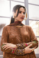 3 Pc Unstitched Printed Marina Twill Suit