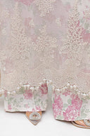 3 Piece Unstitched Embroidered Chiffon Suit | MPC-25-101