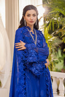 3 Piece Unstitched Embroidered Chiffon Suit | MPC-25-103