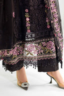 3 Piece Unstitched Embroidered Chiffon Suit | MPC-25-104