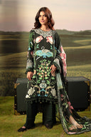 3 Pc Unstitched Embroidered Arabic Lawn Suit | MB-PFUS25-04A