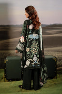 3 Pc Unstitched Embroidered Arabic Lawn Suit | MB-PFUS25-04A