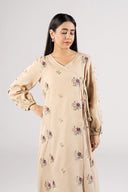 Embroidered Textured Cotton Angrakha