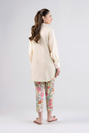 2 Pc Printed Jacquard Viscose Suit