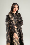 2 Pc Printed Textured Cotton Suit