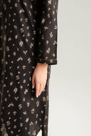 2 Pc Printed Textured Cotton Suit