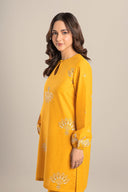 2 Pc Embroidered Crosshatch Lawn Suit