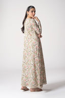 2 Pc Embroidered Zari Stripes Suit