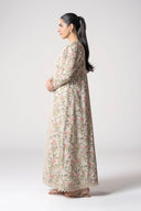 2 Pc Embroidered Zari Stripes Suit