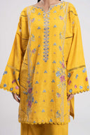 3 Pc Printed Silk Suit