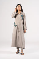 Embroidered Textured Cotton Shirt