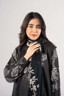 2 Pc Embroidered Lurex Cotton Suit