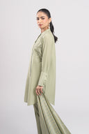 3 Pc Embroidered Lurex Cotton Suit