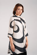 Printed Slub Lawn Shirt