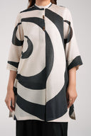 Printed Slub Lawn Shirt