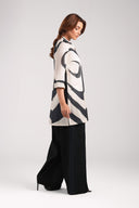 Printed Slub Lawn Shirt