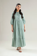 Dyed Dobby Viscose Dress