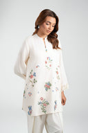 Embroidered Jacquard Viscose Shirt