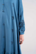 Embroidered Ripstop Dress