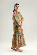 Printed Brochia Dress