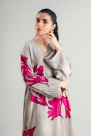 Printed Arabic Lawn Shirt