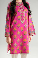 Embroidered Textured Cotton Shirt