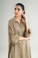 2 Pc Dyed Karandi Suit