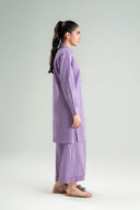 2 Pc Dyed Seersucker Suit