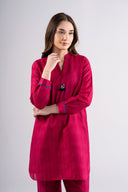 2 Pc Dyed Textured Suit