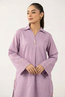 2 Pc Dyed Dobby Cotton Suit