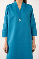 2 Pc Dyed Dobby Cotton Suit