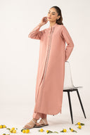 2 Pc Dyed Pinstripe Cotton Suit