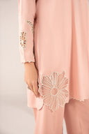 2 Pc Embroidered Arabic Lawn Suit