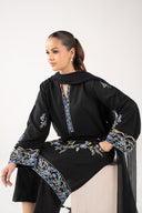 2 Pc Embroidered Arabic Lawn Suit