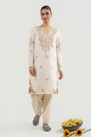 2 Pc Embroidered Dobby Suit