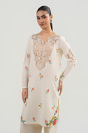 2 Pc Embroidered Dobby Suit